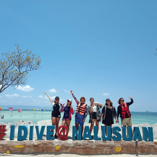 3 Islands Hopping at Gilutungan, Caohagan, Nalusuan + Lunch - Caohagan Island: start with sand and sea views