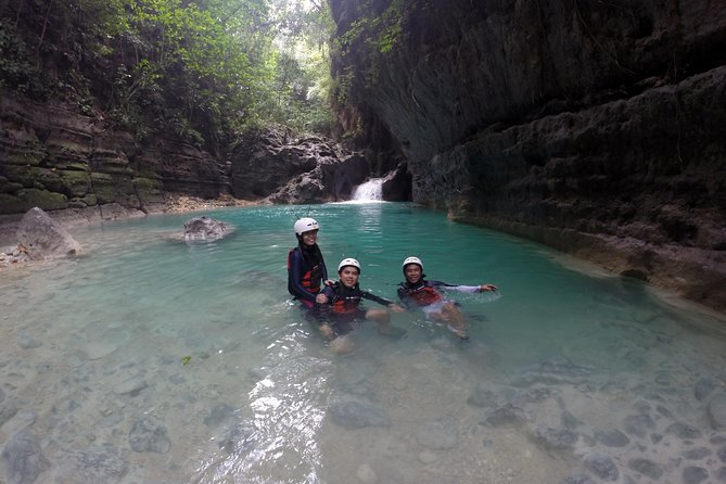 Badian Cebu Canyoneering Experience - The final plunge at Kawasan Falls
