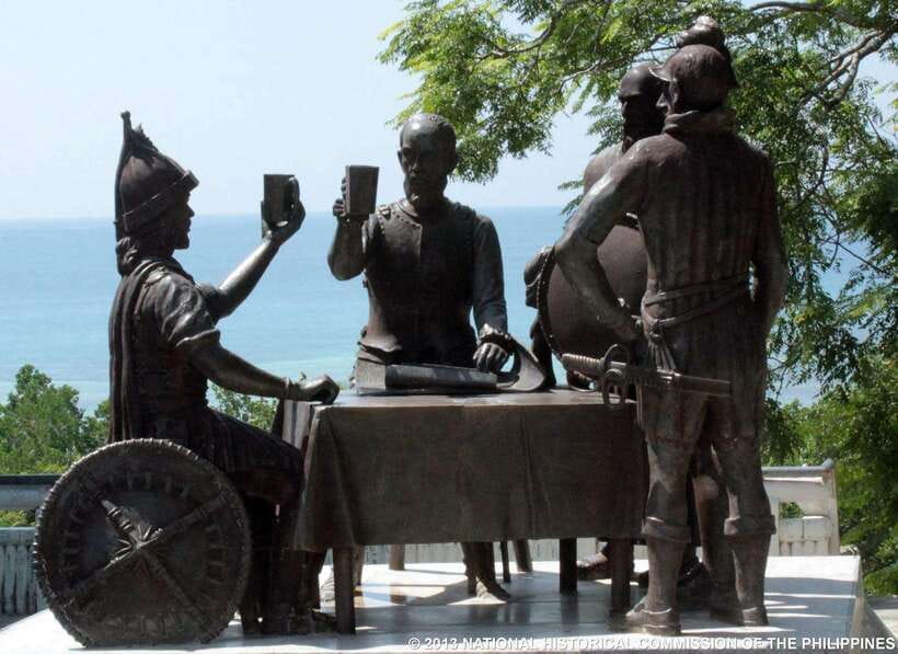 Bohol: Countryside Tour with Loboc (Buffet Lunch) - Blood Compact Shrine and the first historical stop