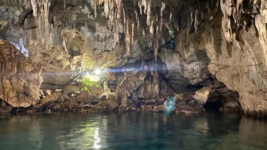 Bohol Panglao Adventure: Secret Beach, Cave Exploration - A short white-sand break at Dumaluan Beach