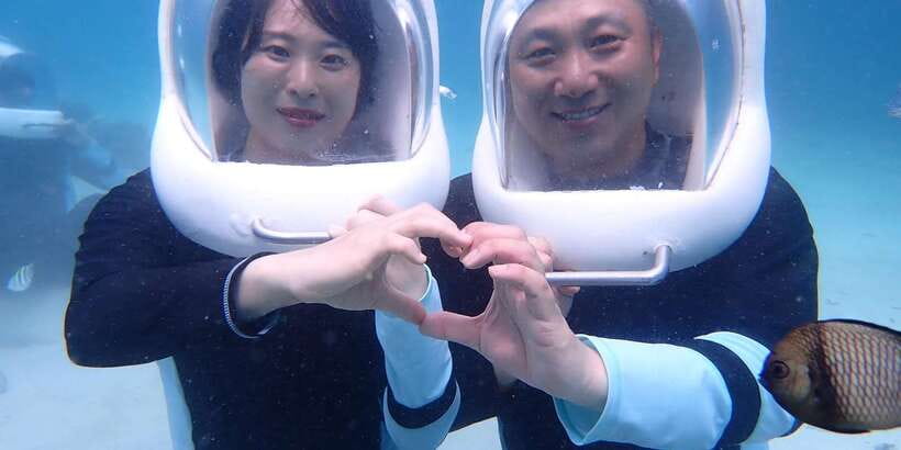 Boracay: Helmet Diving Experience with Photos and Videos - Safety, pressure, and flights after the activity