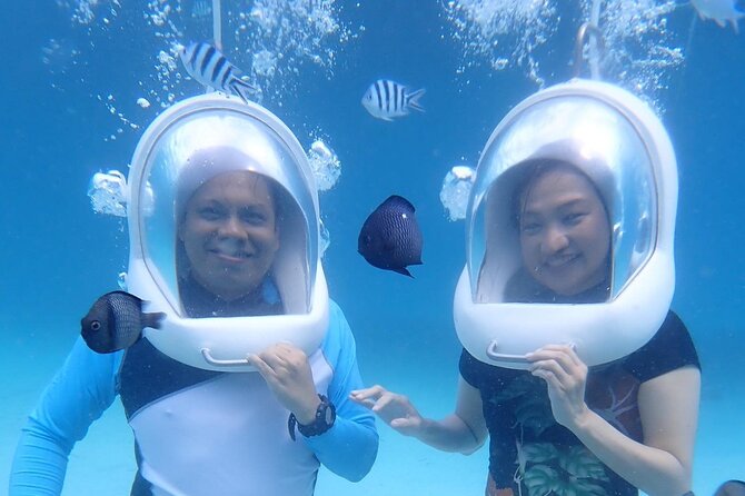Boracay Helmet Diving - Going below the surface with the helmet