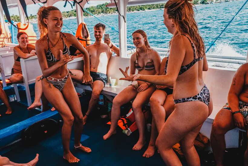 Boracay: Island Hopping & Cliff Jumping by Haqqy Life - Puka Shell Beach or Balinghai Beach