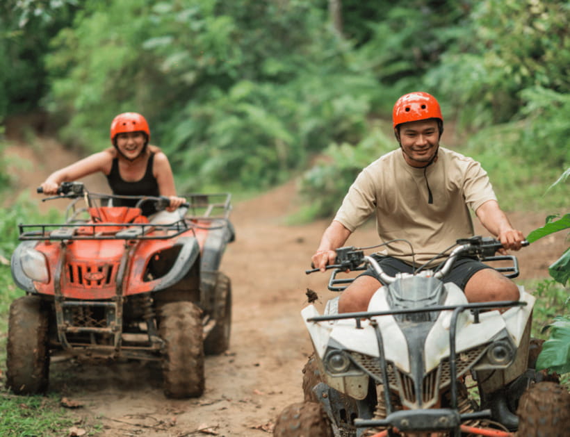 Boracay: Island Hopping with Buffet Lunch & ATV Adventure - Starting at Astoria Station 1 or Bolabog Beach