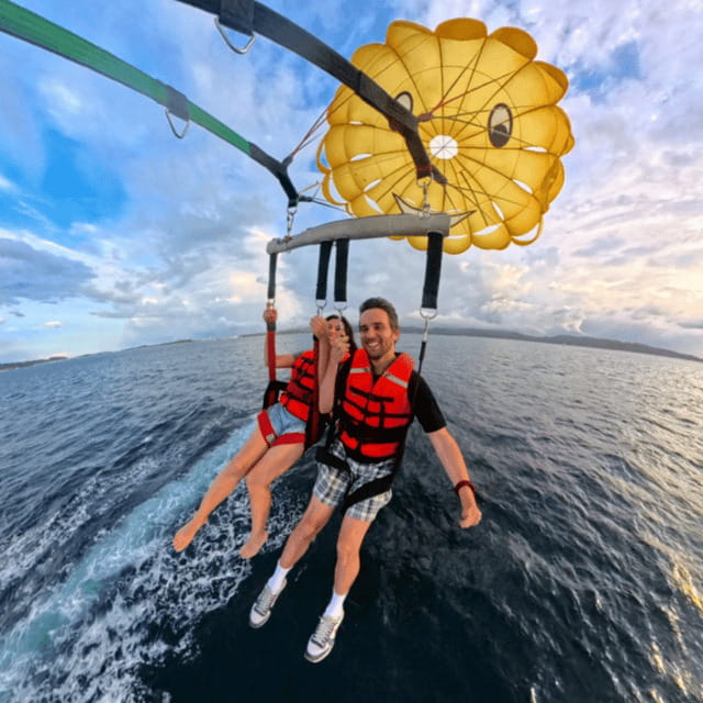 Boracay: Island Hopping with Lunch and Parasailing - The hot kawa bath and beach time