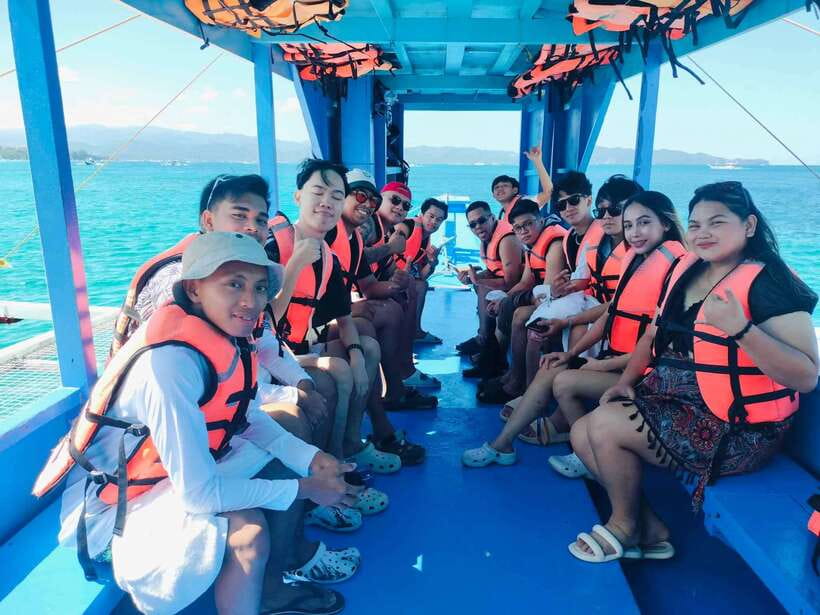Boracay: Island Hopping with Snorkeling and Crystal Cove - Snorkeling with free gear and a helpful rope