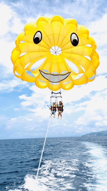 Boracay Parasailing - Getting ready for the 15-minute flight