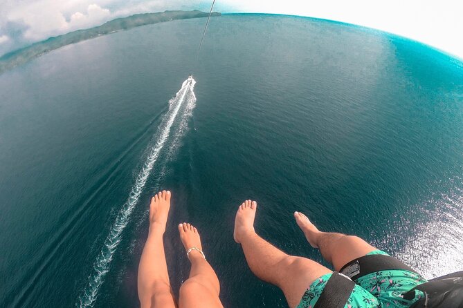 Boracay Parasailing Experience - Starting with hotel pickup and the boat ride