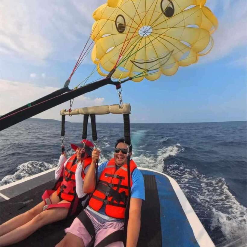 Boracay: Parasailing, Island Hopping, ATV Ride and Kawa Bath - A full day of action from Astoria Station 1