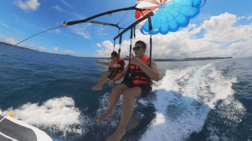 Boracay Parasailing with Insta 360 - Safety, comfort, and the effect of the weather