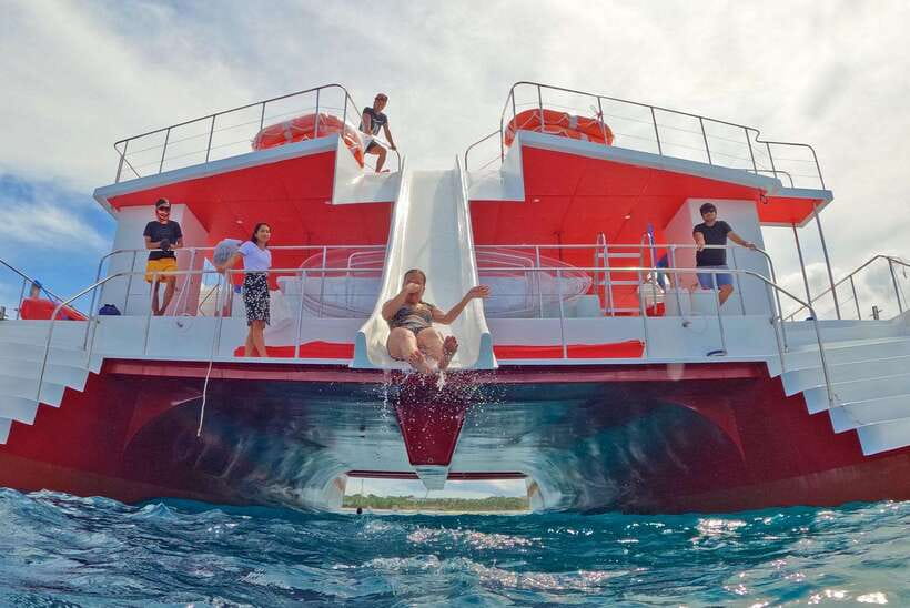 Boracay: Red Whale Party Cruise w/ Snacks & Water Activities - Snacks, drinks, and a lively start