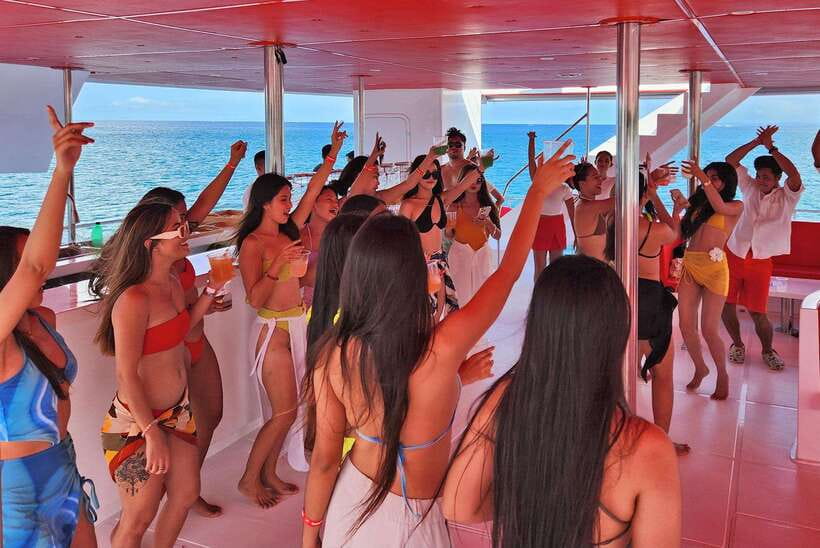 Boracay: Red Whale Party Cruise w/ Snacks & Water Activities - Snorkeling and breath-hold swimming in clear water