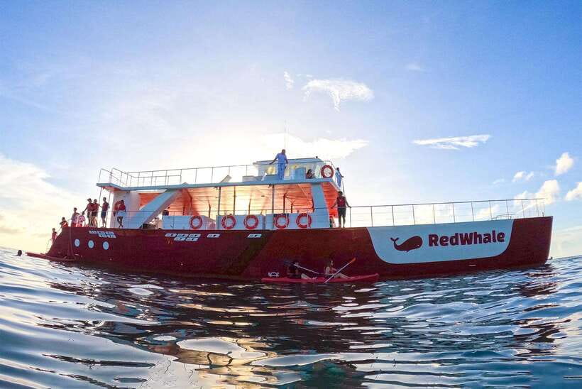 Boracay: Red Whale Party Cruise w/ Snacks & Water Activities - Music, dancing, and the sunset question