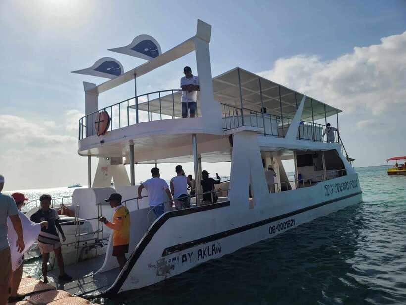 Boracay Sunset Boat Party Experience - Boarding the Yacht and Settling In