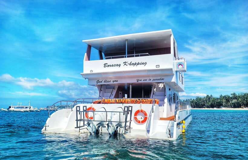 Boracay: Ultimate Party Cruise aboard the Andy World Yacht - Food onboard: useful, casual, and supply dependent
