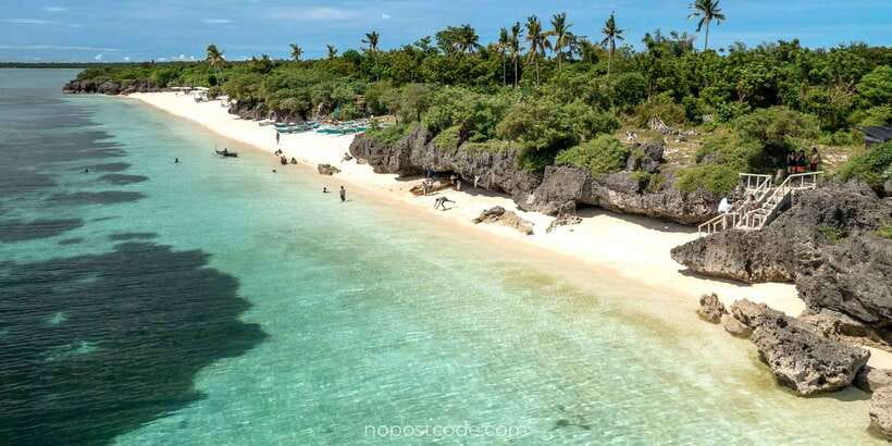 Cebu: Bantayan Island and Virgin Island Hopping Day Tour - German Ruins offers a bold cliff-jumping stop