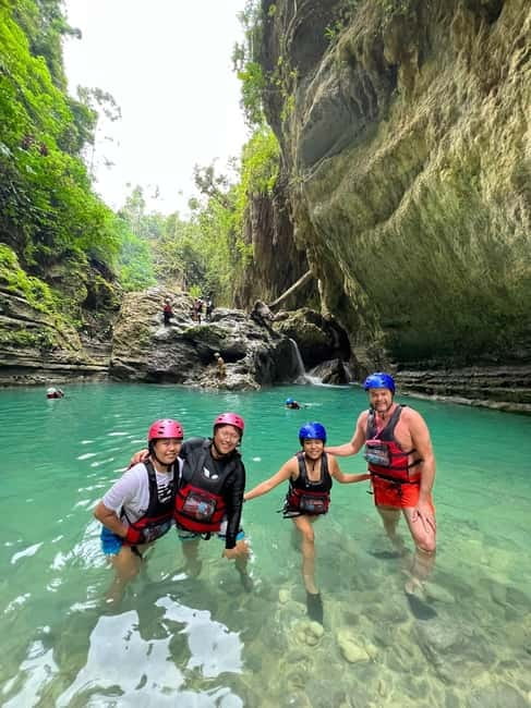 CEBU: Canyoneering Adventure at Kawasan Falls with Lunch - Rappelling, slides, swims, and pool jumps