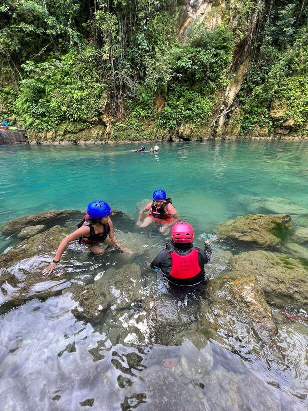 CEBU: Canyoneering Adventure at Kawasan Falls with Lunch - Kawasan Falls scenery between the action