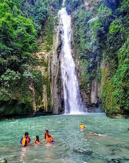 Cebu: Dao, Inambakan, Kawasan and Mantayupan Waterfalls Trip - Mantayupan Falls in Barili: height to finish the day