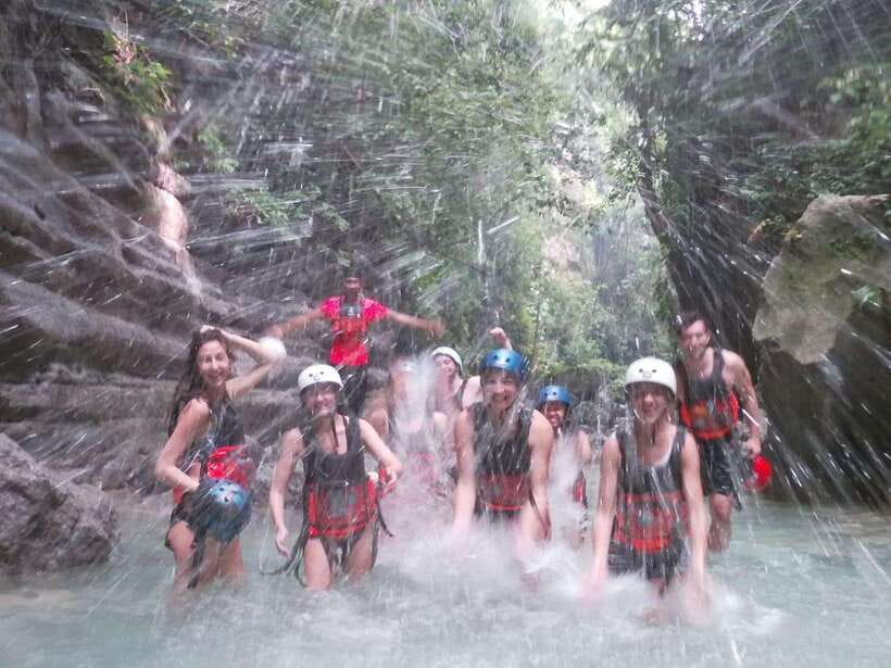 Cebu Moalboal: Kawasan Canyoneering Adventure with Lunch - Pickup from Moalboal to the Matutinao River