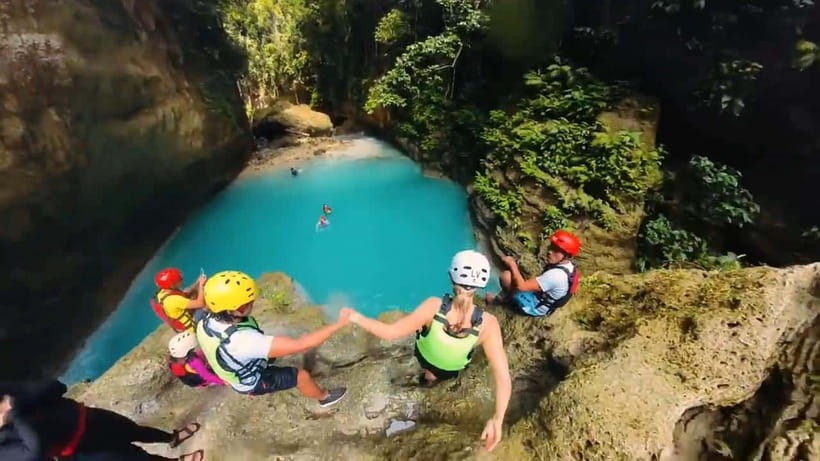 Cebu:Oslob Whale Shark Swimming & Kawasan Falls Canyoneering - Oslob whale shark swimming, with rules and crowds
