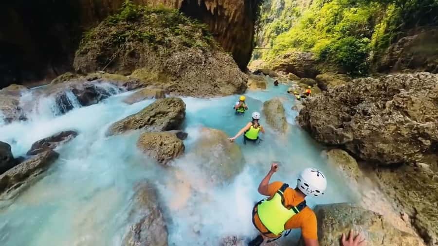 Cebu: Osmeña Peak and Kawasan Canyoneering Day Tour - Filipino lunch at the base camp