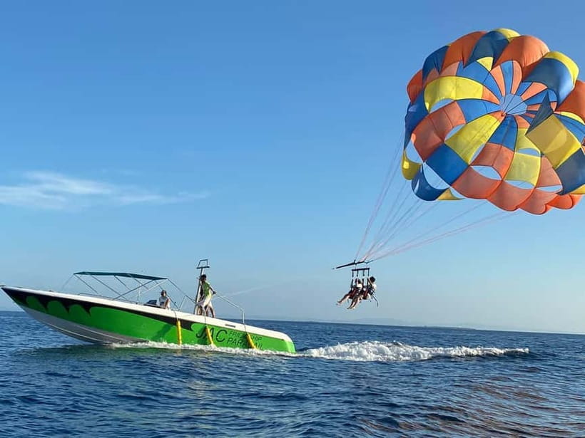 Cebu: Parasailing Ride Experience - The boat ride and lift-off