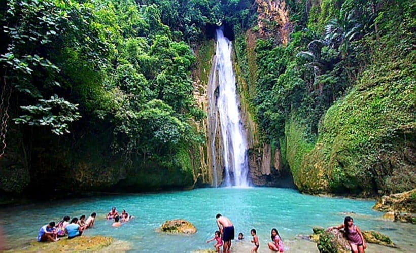 Cebu South Falls: Mantayupan, Kawasan, Inambakan & Aguinid - Aguinid Falls finishes with limestone, wading, and action