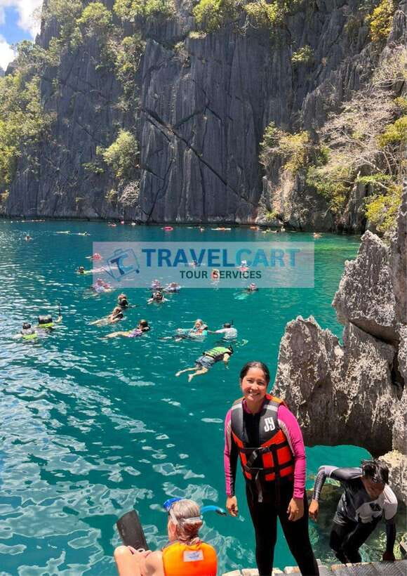 Coron Shared Island Tour A - 8:30 AM pickup and the trip out from Coron