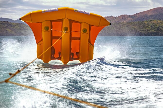 Coron Water Ride Thrills - A short safety briefing before the rides
