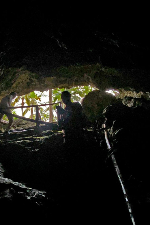 East Bohol Private Tour: Anda, Waterfalls & Lamanok Island - Cabagnow Cave Pool for the final swim