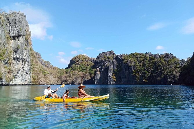 El Nido Highlights Tour w/ Island Lunch - Helicopter Island: a snorkeling stop with a memorable outline