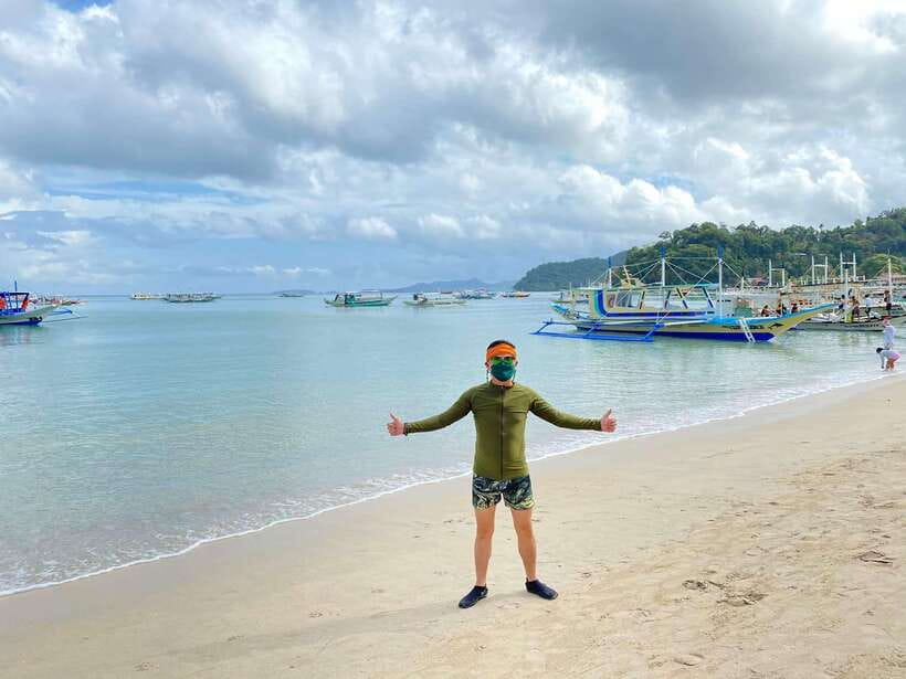 El Nido: Island Hopping TOUR A with Lunch, Transfer & EDTF - Leaving El Nido for Miniloc Island