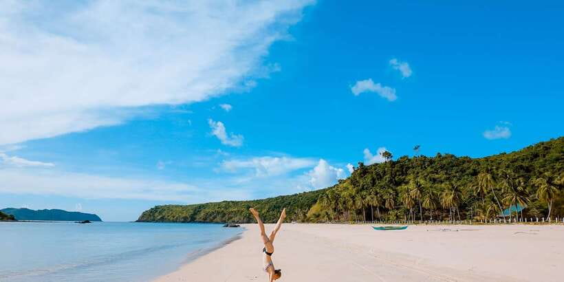 El Nido Island Hopping Tour C: Hidden Beaches & Shrine - Talisay Beach and the lunch stop