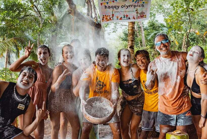 El Nido: Jeepney Adventure Tour with Lunch - Lio Beach begins the social side