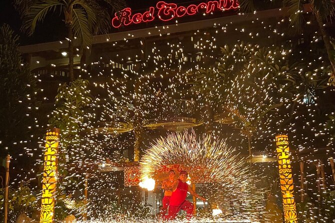 Fire Dancing Show At Red Coconut Beach Hotel - Key points about the Red Coconut fire show