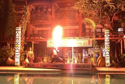 Fire Dancing Show At Red Coconut Beach Hotel