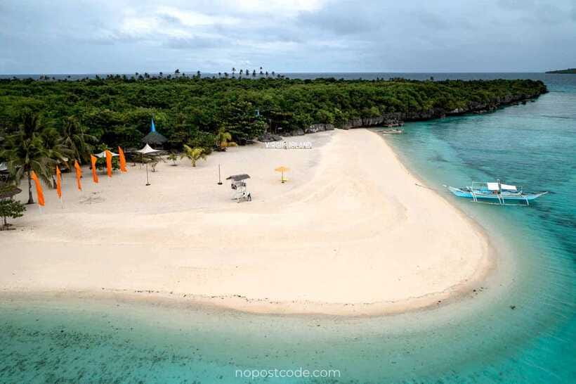 From Cebu: Bantayan Island and Virgin Island Day Tour - Lunch by the water, at your own cost