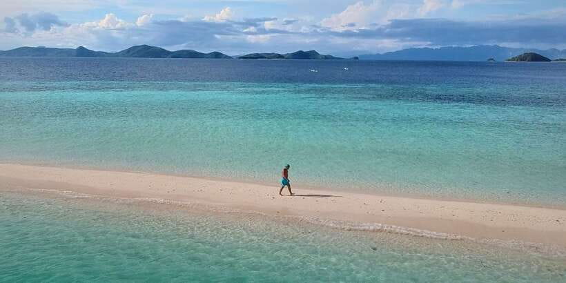 From Coron: Private Island-Hopping Cruise with Lunch - Bulog Dos and the long sandbar