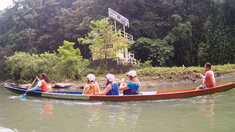 From Manila: Majestic Pagsanjan Falls Adventure - Taking the Bamboo Raft Behind the Falls