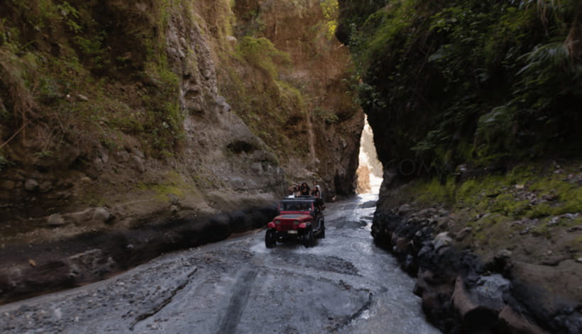 From Manila: Puning Hot Spring Day Trip - Crossing Mount Pinatubo’s ash and riverbeds