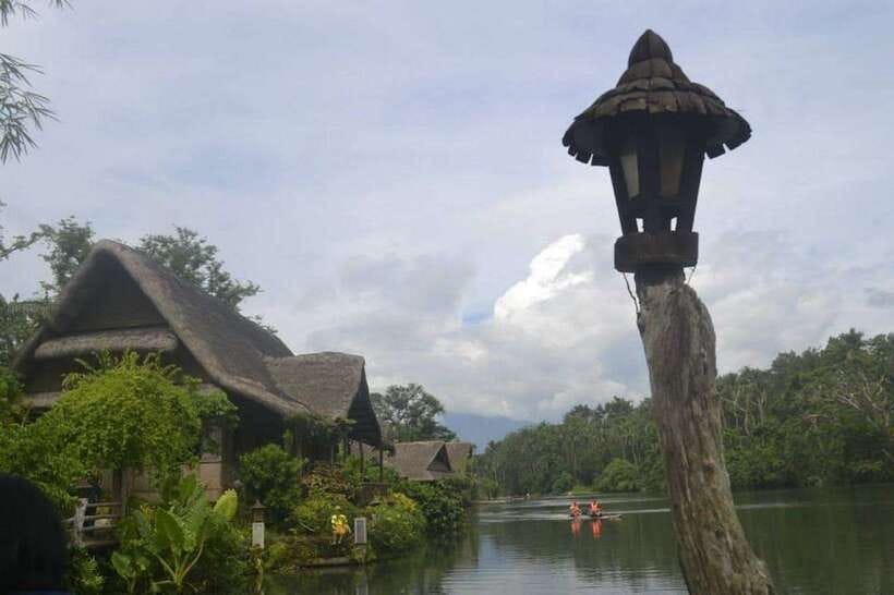 Full Day Tour Villa Escudero Plantation - Cooling off in the spring-fed pools