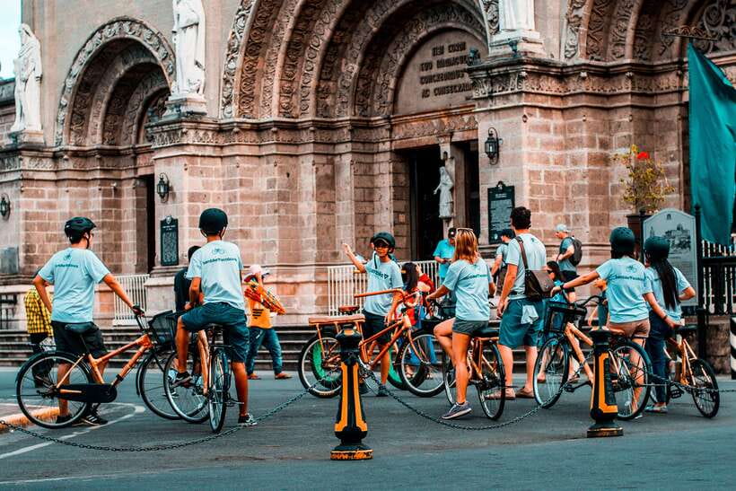 Intramuros, Manila: Historical Bamboo Bike Tour - Puerta del Parian and the old city gates