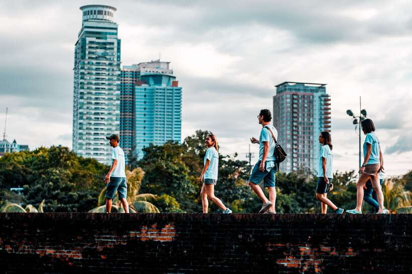 Intramuros, Manila: Historical Bamboo Bike Tour - San Agustin Church closes the historic circuit