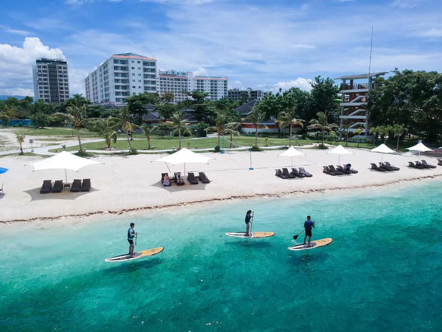 Jpark Island Resort and Waterpark Day Pass in Cebu - The private beach adds a welcome change of pace