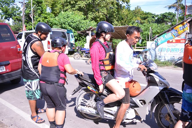 Kawasan Canyoneering Adventure Package from Cebu - Getting Ready With Lockers, Helmets, and a Wetsuit