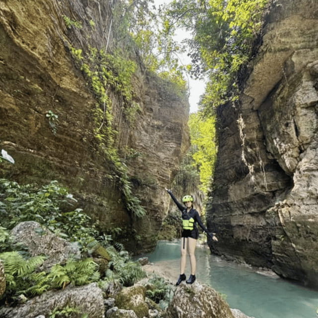 Kawasan Falls Canyoneering Transfers from Cebu with Lunch - Getting ready at the tour base