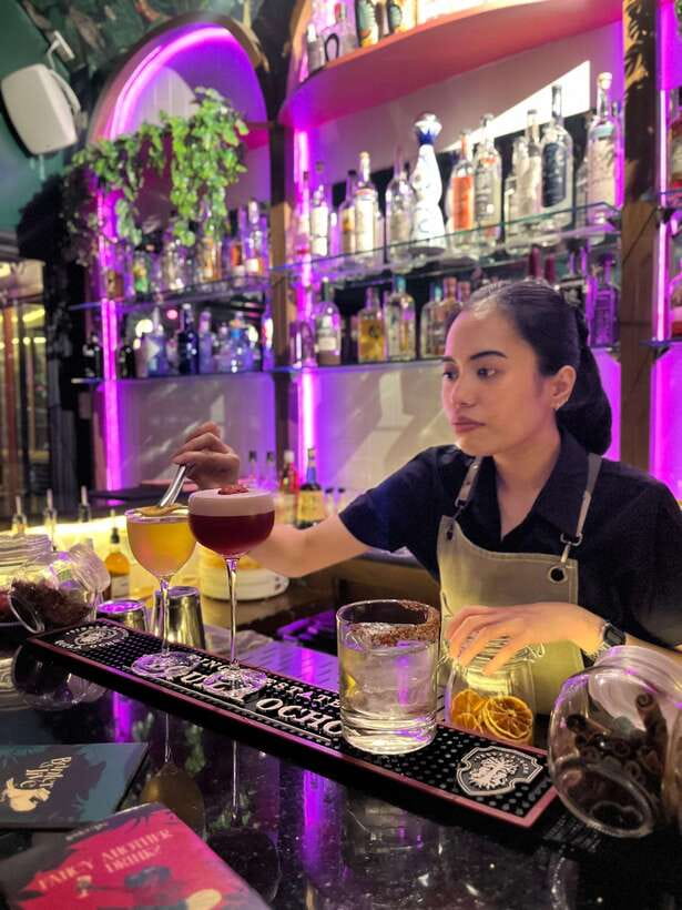 Makati Bar Crawl - Hidden Bar, Speakeasy and Pub - P. Burgos Street after dark