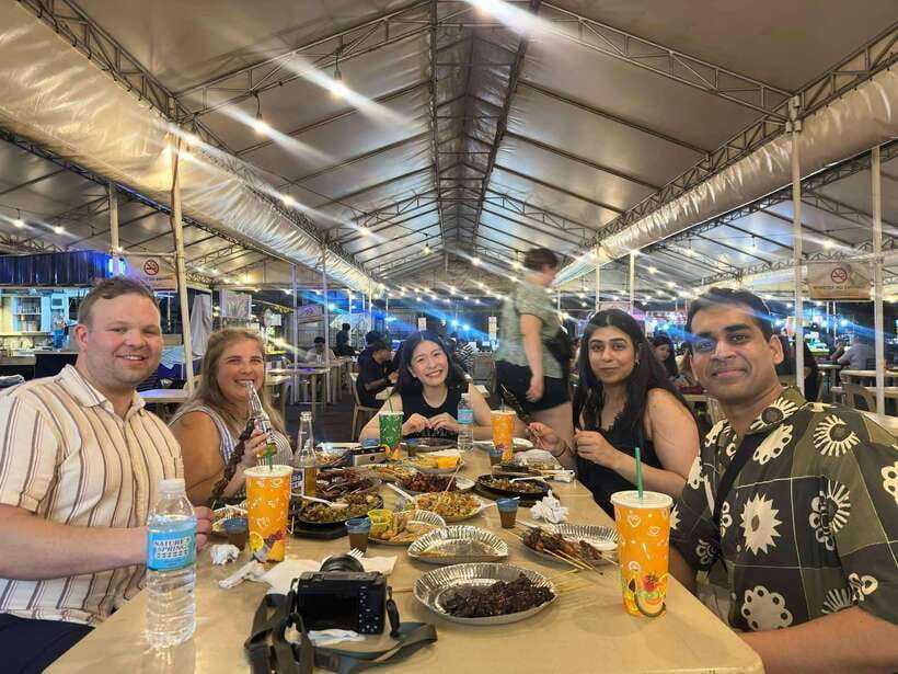 Makati Street food Tour, End with a Rooftop City View - Filipino street food as dinner