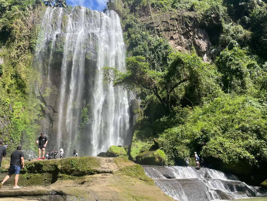 Manila: Hulugan Falls Private Guided Hike with Hotel Pickup - Arriving at the 70-meter cascade